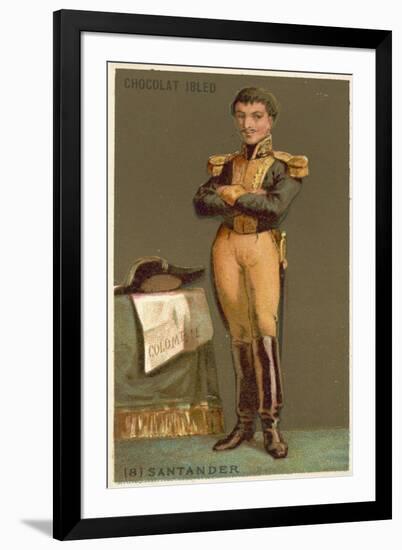 Francisco De Paula Santander, Colombian Soldier and Politician-null-Framed Giclee Print