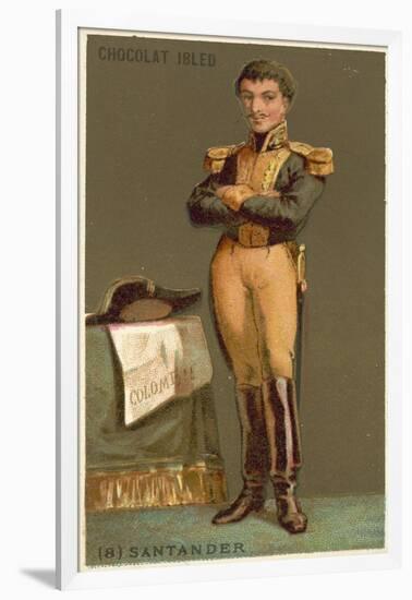 Francisco De Paula Santander, Colombian Soldier and Politician-null-Framed Giclee Print