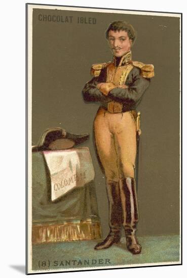Francisco De Paula Santander, Colombian Soldier and Politician-null-Mounted Giclee Print