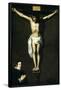 Francisco de Zurbarán / 'Christ Crucified, with the Sponsor', 1640, Spanish School, Oil on canva...-FRANCISCO DE ZURBARAN-Framed Poster