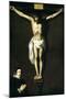 Francisco de Zurbarán / 'Christ Crucified, with the Sponsor', 1640, Spanish School, Oil on canva...-FRANCISCO DE ZURBARAN-Mounted Poster