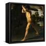 Francisco de Zurbarán / 'Hercules and the Cretan Bull', 1634, Spanish School, Oil on canvas, 133...-FRANCISCO DE ZURBARAN-Framed Stretched Canvas