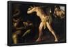 Francisco de Zurbarán / 'Hercules Fighting with the Lernaean Hydra', 1634, Spanish School, Oil o...-FRANCISCO DE ZURBARAN-Framed Poster