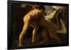 Francisco de Zurbarán / 'Hercules Slaying the Nemean Lion', 1634, Spanish School, Oil on canvas,...-FRANCISCO DE ZURBARAN-Framed Poster