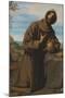 Francisco de Zurbarán / 'Saint Francis at Prayer'. 1659. Oil on canvas.-FRANCISCO DE ZURBARAN-Mounted Poster