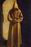 Saint Francis with a Skull in His Hands, C.1630-Francisco de Zurbarán-Giclee Print