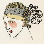Feather Flapper Headband 1912-Francisco Javier Gose-Art Print