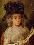 Portrait of the Thought to Be Duchess of Benaventa,-Francisco Jose de (attr to) Goya y Lucientes-Stretched Canvas