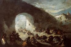 The Pilgrimage to San Isidro' (detail), 1820-1823, Mural, 138,5 cm x 436 cm-Francisco José de Goya y Lucientes-Poster