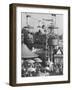 Francisco Pignatari and Girlfriend Barbara Cailleux Visiting Disneyland-Ralph Crane-Framed Photographic Print