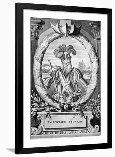 Francisco Pizarro, 15th Century Spanish Conquistador, 1671-null-Framed Giclee Print