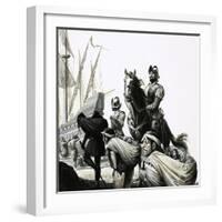 Francisco Pizarro and His Conquistadors-Severino Baraldi-Framed Giclee Print