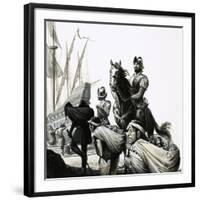 Francisco Pizarro and His Conquistadors-Severino Baraldi-Framed Giclee Print