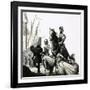 Francisco Pizarro and His Conquistadors-Severino Baraldi-Framed Giclee Print