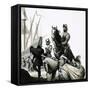 Francisco Pizarro and His Conquistadors-Severino Baraldi-Framed Stretched Canvas