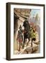 Francisco Pizarro Expedition Ascending the Andes to Conquer the Inca Empire in Peru-null-Framed Giclee Print