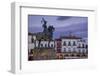 Francisco Pizarro statue in the Plaza Mayor, Trujillo, Caceres, Extremadura, Spain, Europe-Michael Snell-Framed Photographic Print