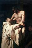 Christ Embracing St. Bernard-Francisco Ribalta-Giclee Print