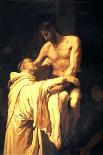Christ Embracing St. Bernard-Francisco Ribalta-Giclee Print
