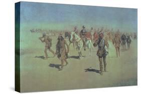 Francisco Vasquez De Coronado Making His Way Across New Mexico, from "The Great American Explorers"-Frederic Sackrider Remington-Stretched Canvas
