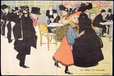 Cover Illustration For La Vie En Rose, 1903-Francisco Xavier Gose-Giclee Print