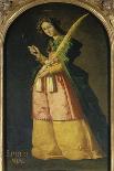 St, Bonaventura Praying, 1629-Francisco Zurbaran y Salazar-Mounted Giclee Print