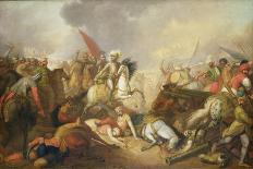 The Battle of Chocim in 1673, 1876 (Oil on Canvas)-Franciszek Smuglewicz-Stretched Canvas