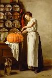 Cutting the Pumpkin, 1910-Franck-Antoine Bail-Mounted Giclee Print