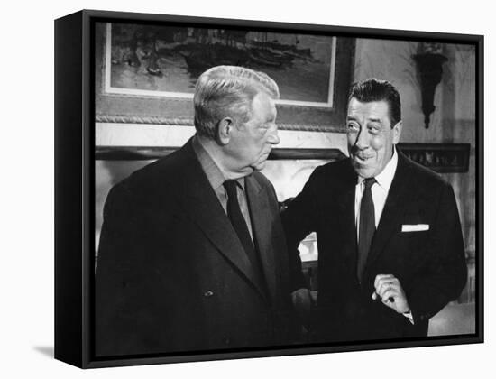 Franck Fernandel and Jean Gabin: L'Âge Ingrat, 1964-Marcel Dole-Framed Stretched Canvas