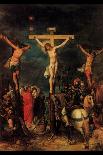Crucifixion of Christ by Francken-Francken-Framed Stretched Canvas