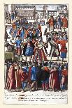 Cortejo Dux, Notables De Venecia El Dia De La Ascension-Habiti D’Hvomeni Et Donne Venetiane 1609-Franco Giacomo-Art Print
