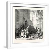 Franco-Prussian War: a Side Street in Sedan after the Surrender 1870-null-Framed Giclee Print