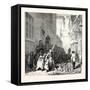 Franco-Prussian War: a Side Street in Sedan after the Surrender 1870-null-Framed Stretched Canvas