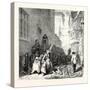 Franco-Prussian War: a Side Street in Sedan after the Surrender 1870-null-Stretched Canvas