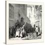 Franco-Prussian War: a Side Street in Sedan after the Surrender 1870-null-Stretched Canvas