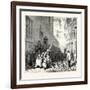 Franco-Prussian War: a Side Street in Sedan after the Surrender 1870-null-Framed Giclee Print