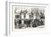 Franco-Prussian War: Arrival of a Convoy of French Prisoners in Berlin Germany 1870-null-Framed Giclee Print