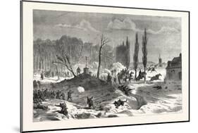 Franco-Prussian War: Battle Near Quesnel, November 23 1870-null-Mounted Giclee Print