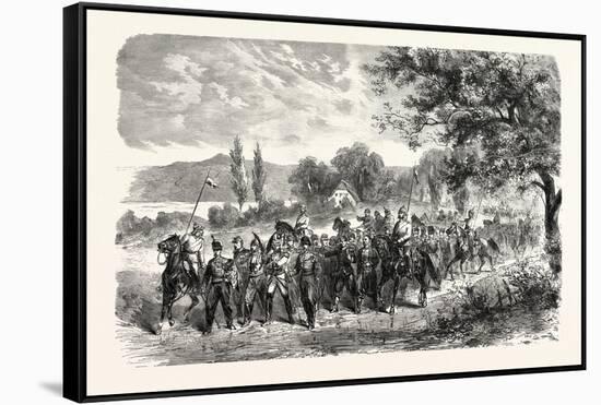 Franco-Prussian War: Convoy of Prisoners of the Army of Metz-null-Framed Stretched Canvas