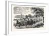 Franco-Prussian War: Convoy of Prisoners of the Army of Metz-null-Framed Giclee Print