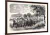 Franco-Prussian War: Convoy of Prisoners of the Army of Metz-null-Framed Giclee Print