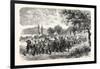 Franco-Prussian War: Convoy of Prisoners of the Army of Metz-null-Framed Giclee Print