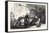 Franco-Prussian War: Council of War at the Hotel the Prefecture at Versailles the December 6, 1870-null-Framed Stretched Canvas