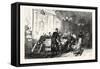 Franco-Prussian War: Council of War at the Hotel the Prefecture at Versailles the December 6, 1870-null-Framed Stretched Canvas