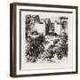 Franco-Prussian War: Entry of the Castle of Schaffenbourg-null-Framed Giclee Print