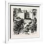 Franco-Prussian War: Entry of the Castle of Schaffenbourg-null-Framed Giclee Print