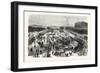 Franco-Prussian War: Established Hospital in Tents and in Cars-null-Framed Giclee Print