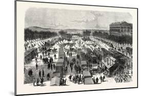 Franco-Prussian War: Established Hospital in Tents and in Cars-null-Mounted Giclee Print