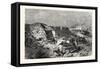 Franco-Prussian War: French Battery Left on Mont-Avron-null-Framed Stretched Canvas