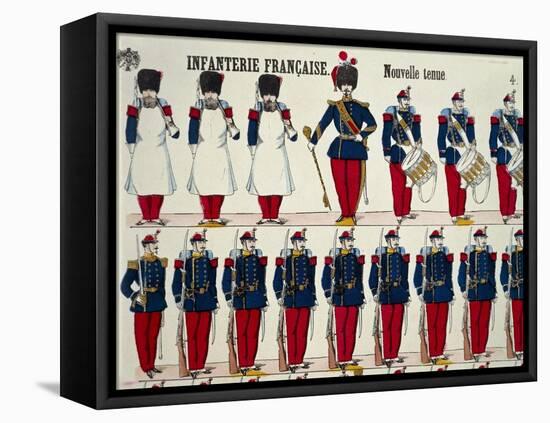 Franco-Prussian War, French Infantry-null-Framed Stretched Canvas